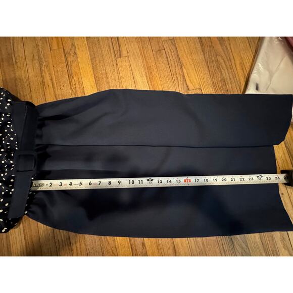 Vintage 1960 IGLWU made dress -Blue and White Polka Dot - Picture 15 of 15